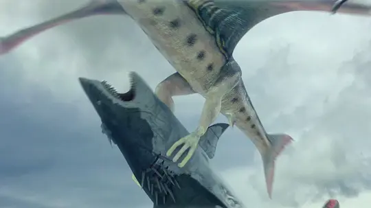 《八爪狂鲨大战梭鱼翼龙》HD电影手机在线观看