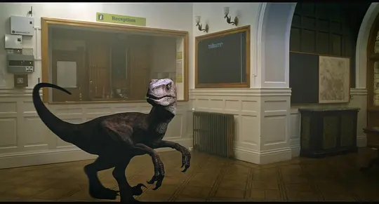 恐龙饭店电影镜头分析