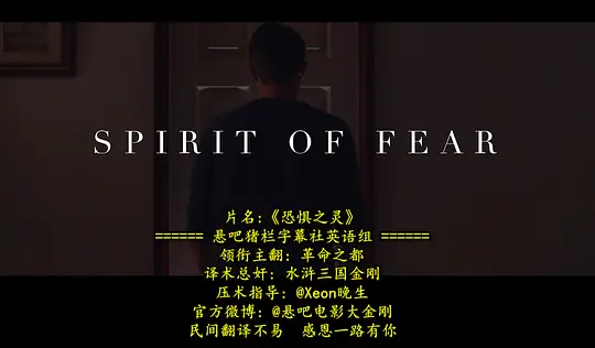 《恐惧之灵》电影免费在线观看高清完整版
